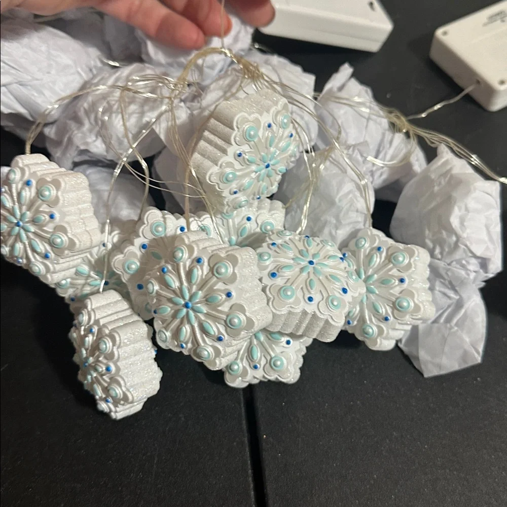 Hallmark snowflake 2023 10 string lights